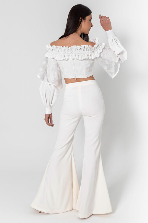 Pantalon Amelia Marfil